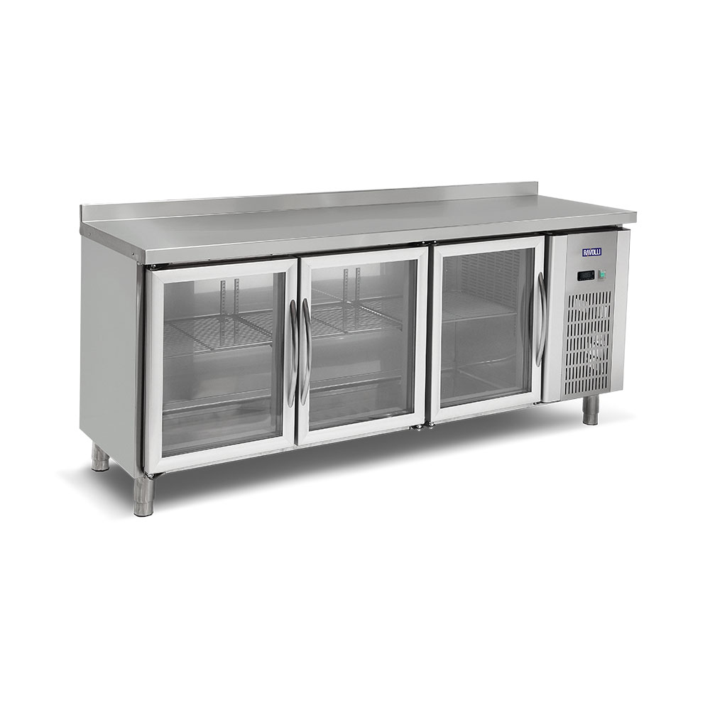 Counter Type Refrigerators with Glass Door (Fan Cooling)