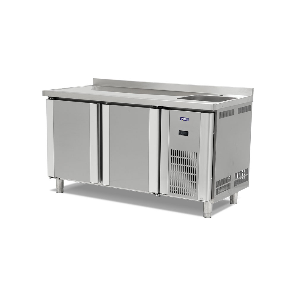 Counter Type Refrigerators with Sink (Fan Cooling)