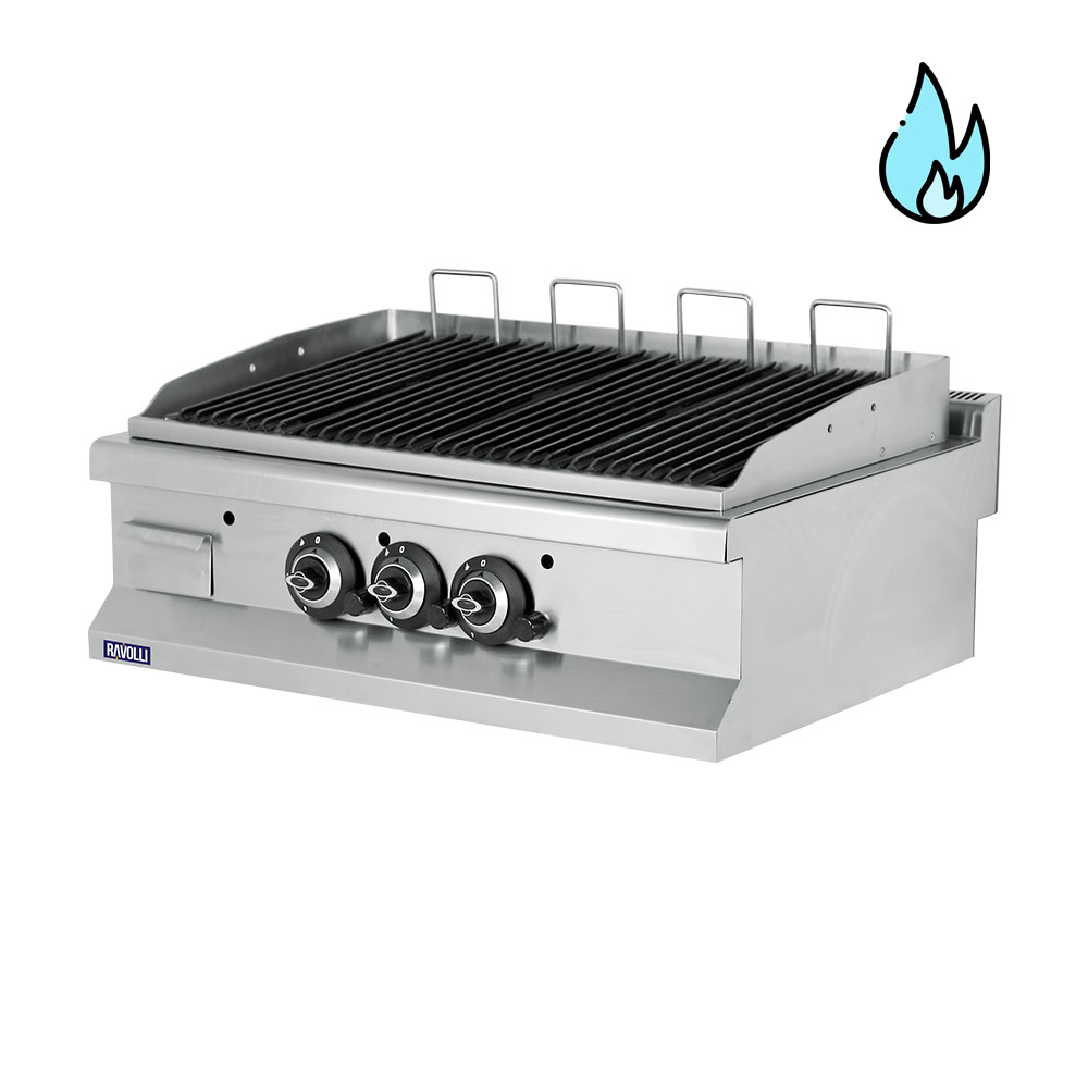 Gas Lavastone Grills Snack Serie