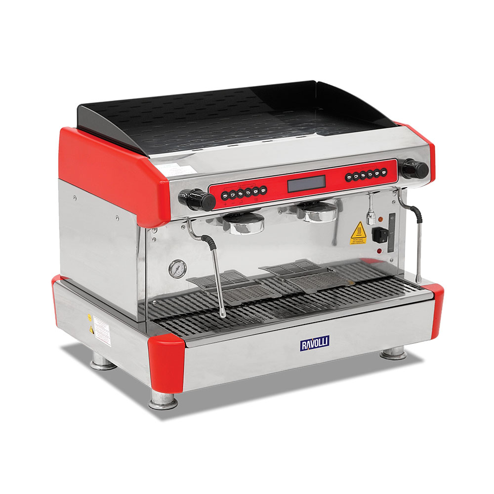 Automatic Cappucino Espresso Machines Red
